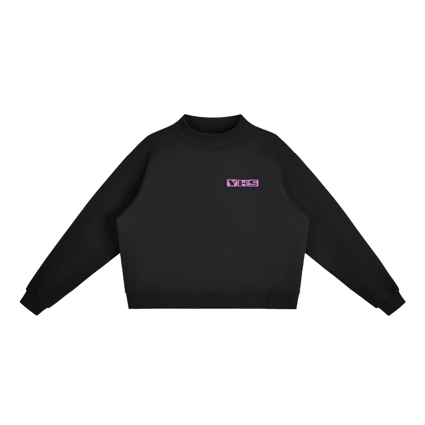 Essential Fleece Mid-Neck Crew Sweatshirt