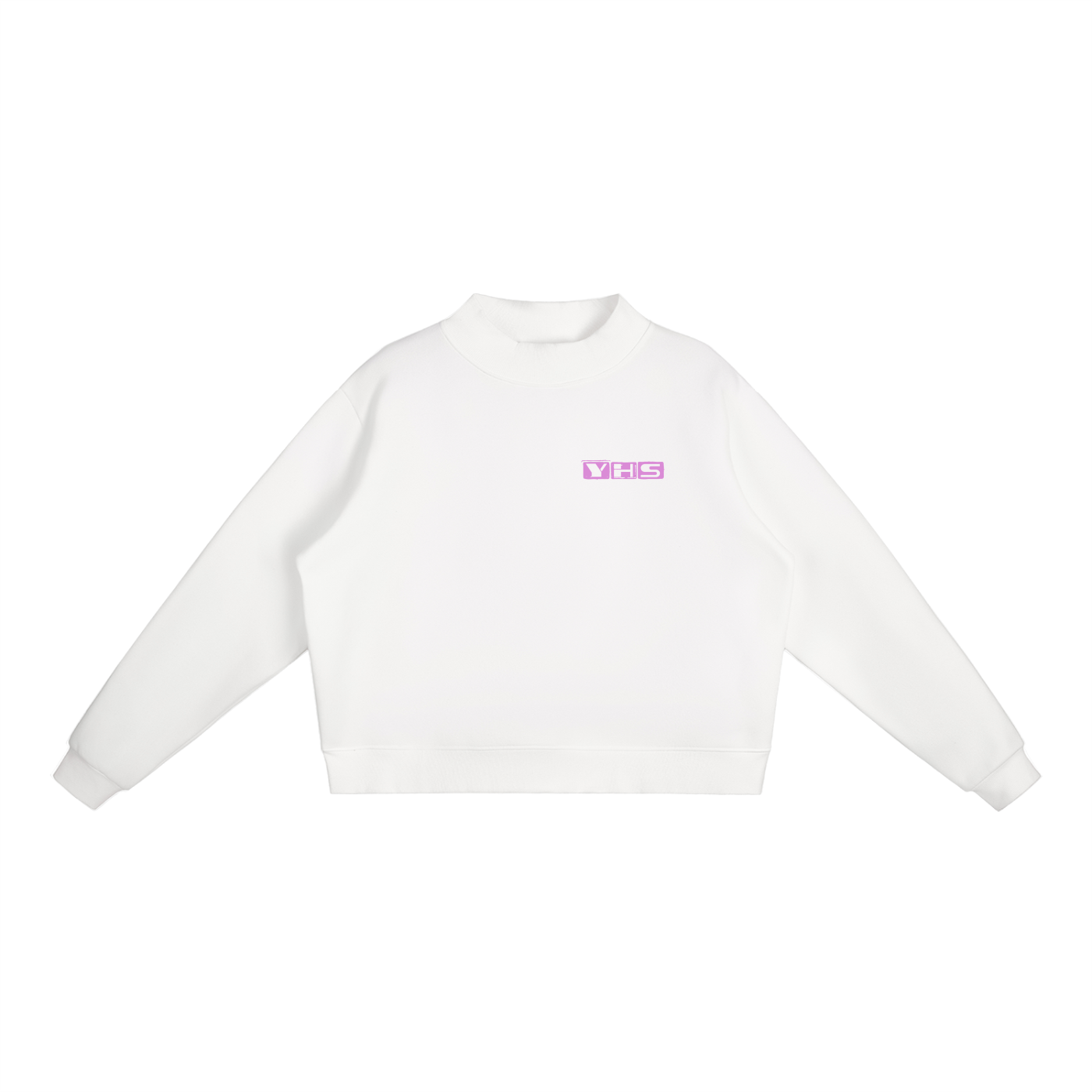 Essential Fleece Mid-Neck Crew Sweatshirt