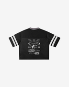 Taped Mesh Boxy T-Shirt