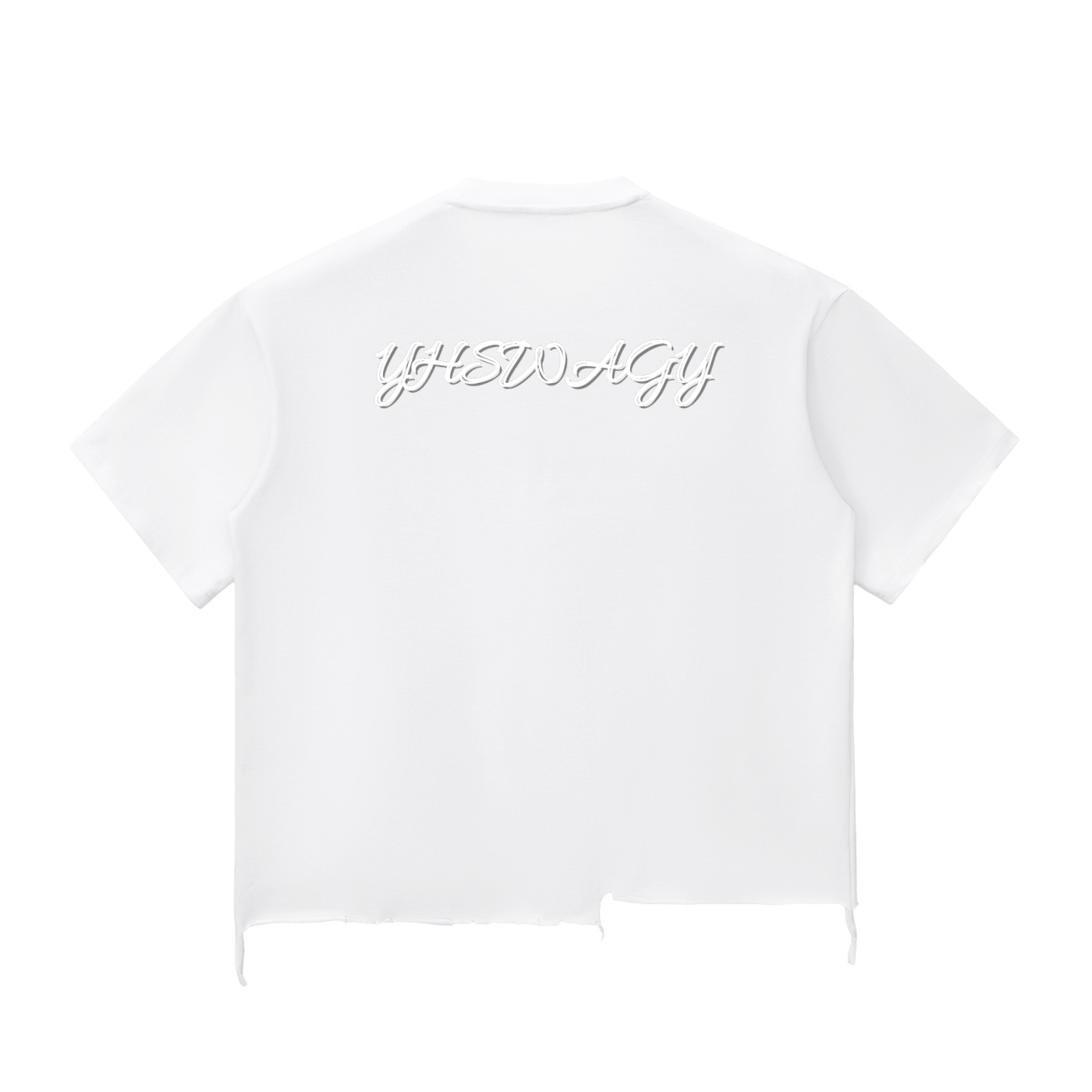 Snow Wash Raw-Hem Boxy T-shirt