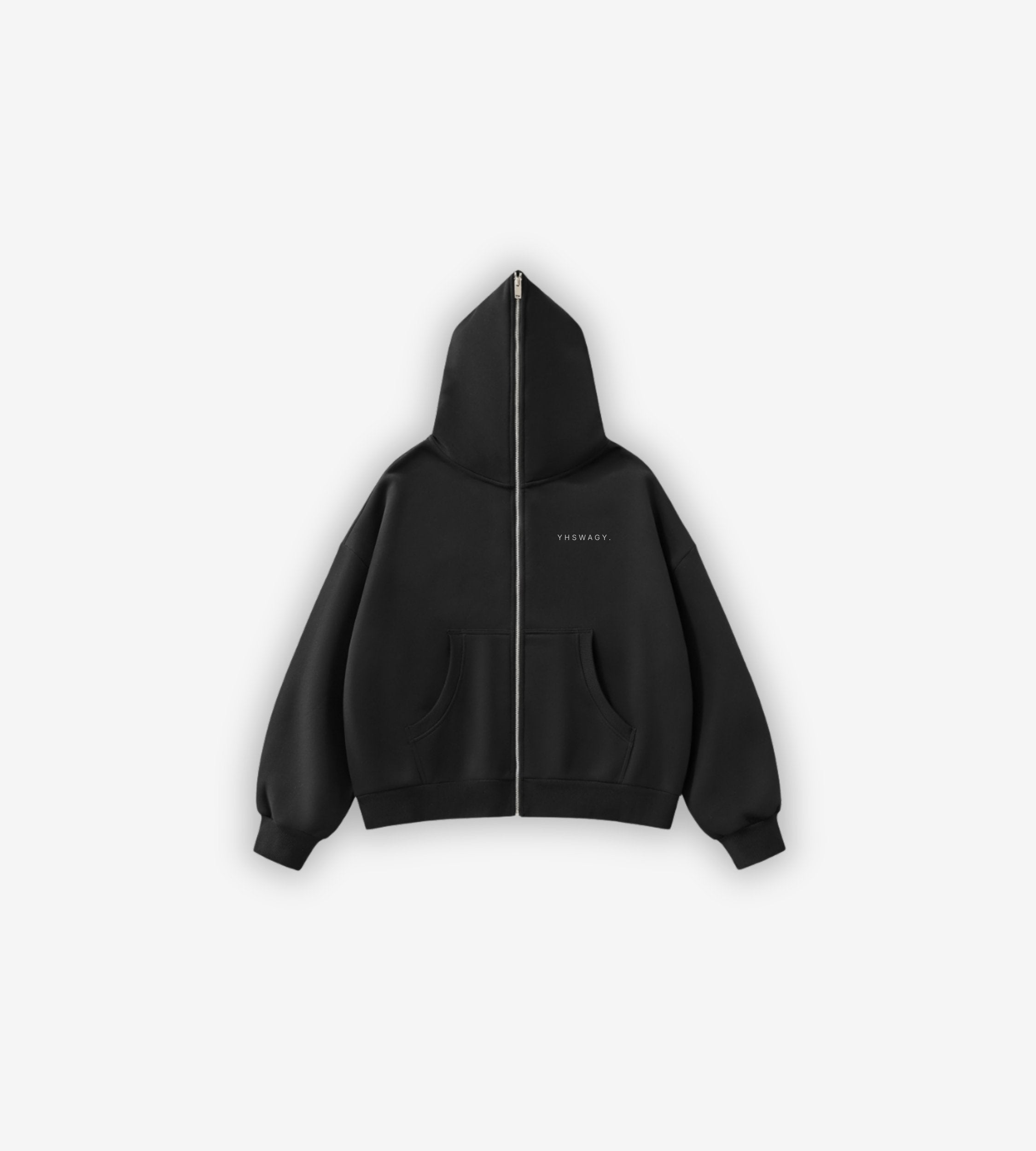 FULLZIP HOODIE — YHS-MF-HD-004 — ASH