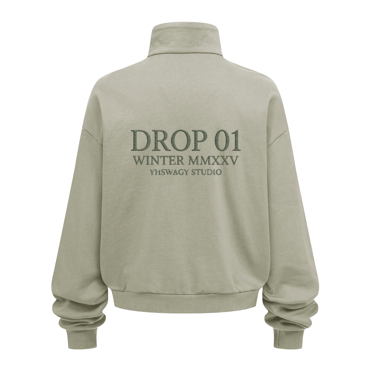 DROP 01 — Brushed Stand-Collar Zip Jacket™