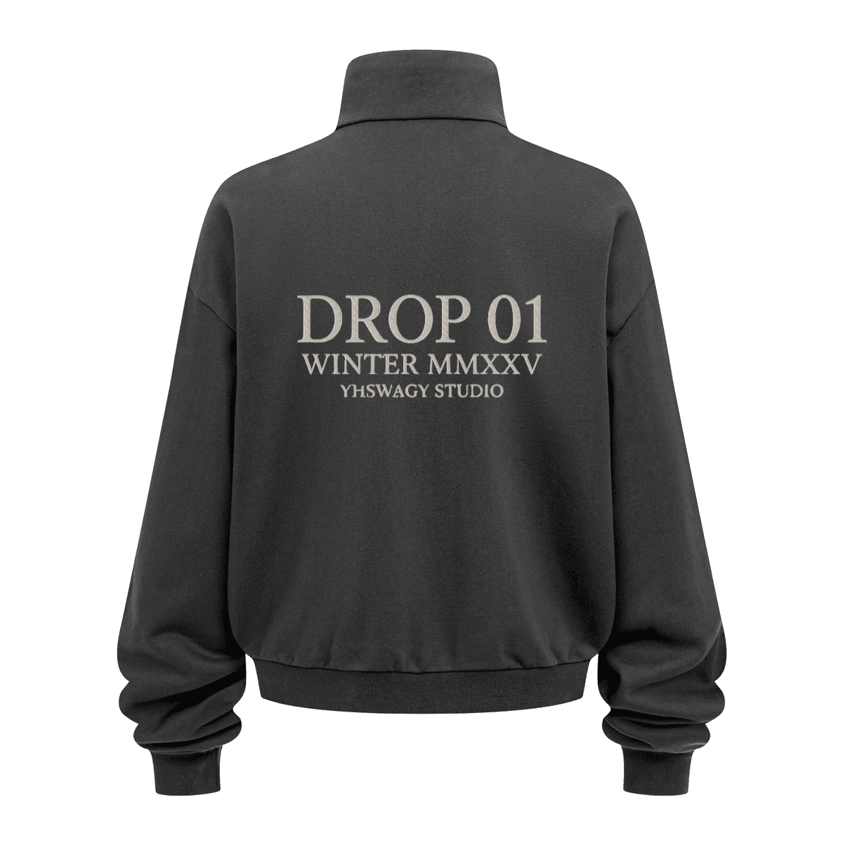 DROP 01 — Brushed Stand-Collar Zip Jacket™