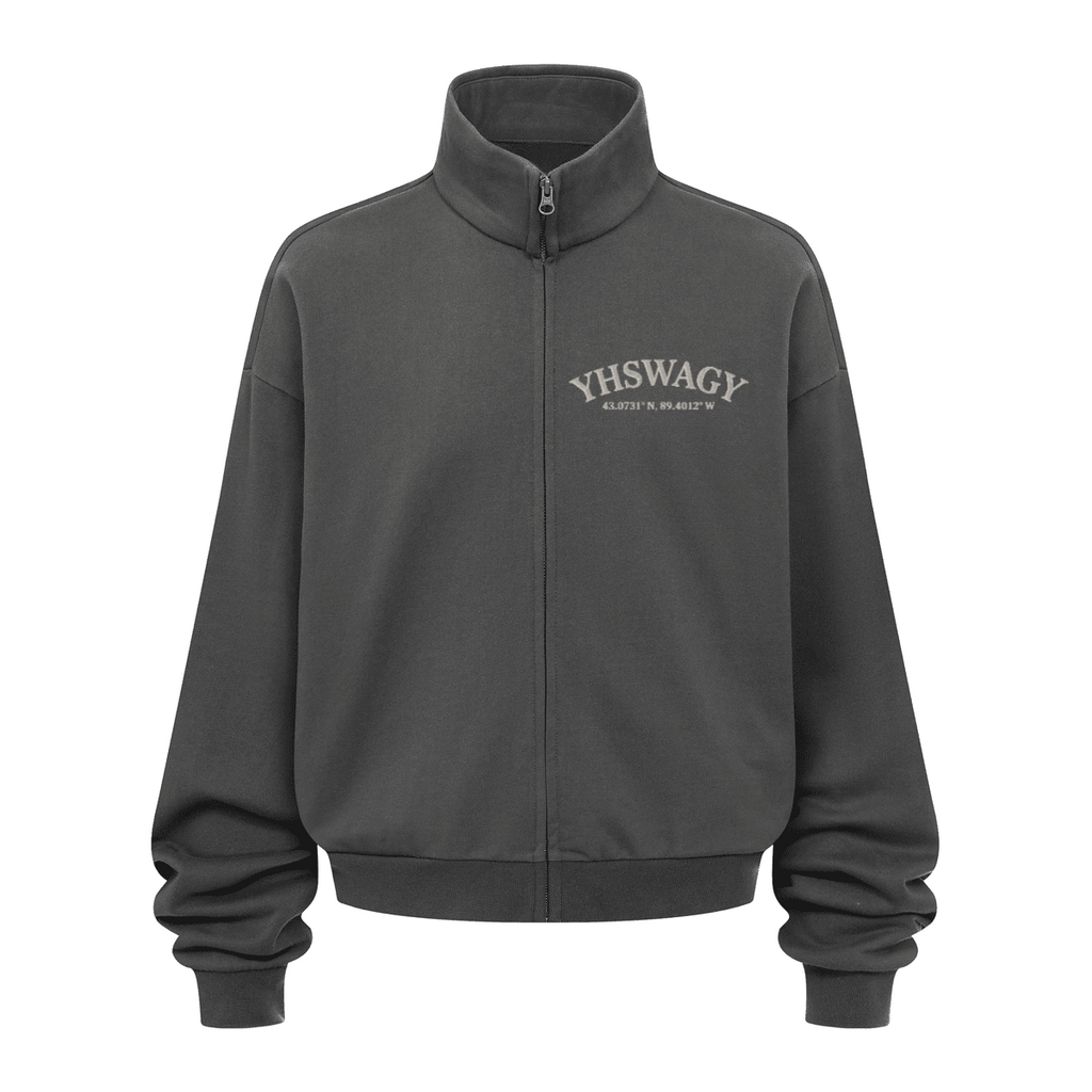 DROP 01 — Brushed Stand-Collar Zip Jacket™