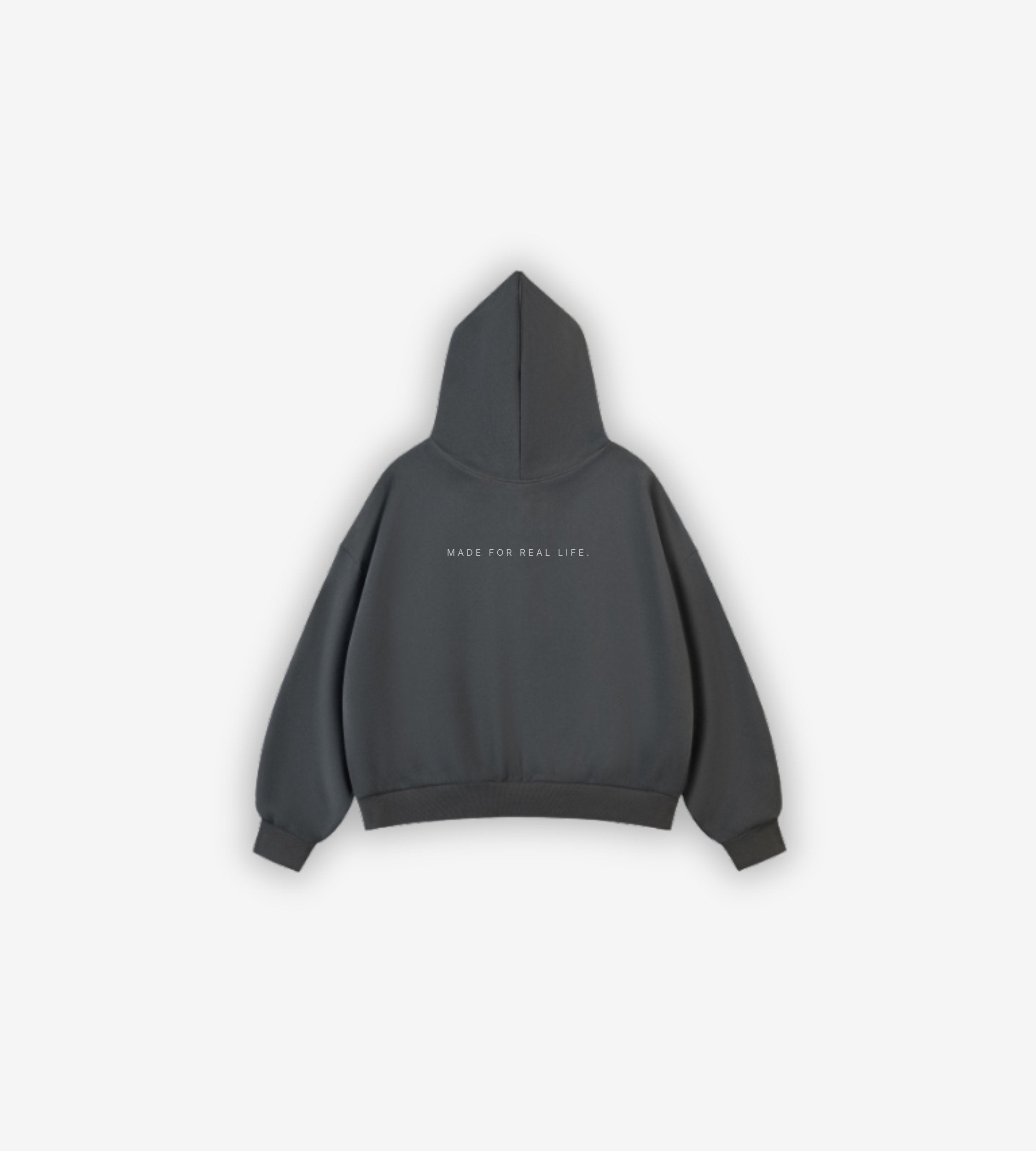 FULLZIP HOODIE — YHS-MF-HD-004 — ASH