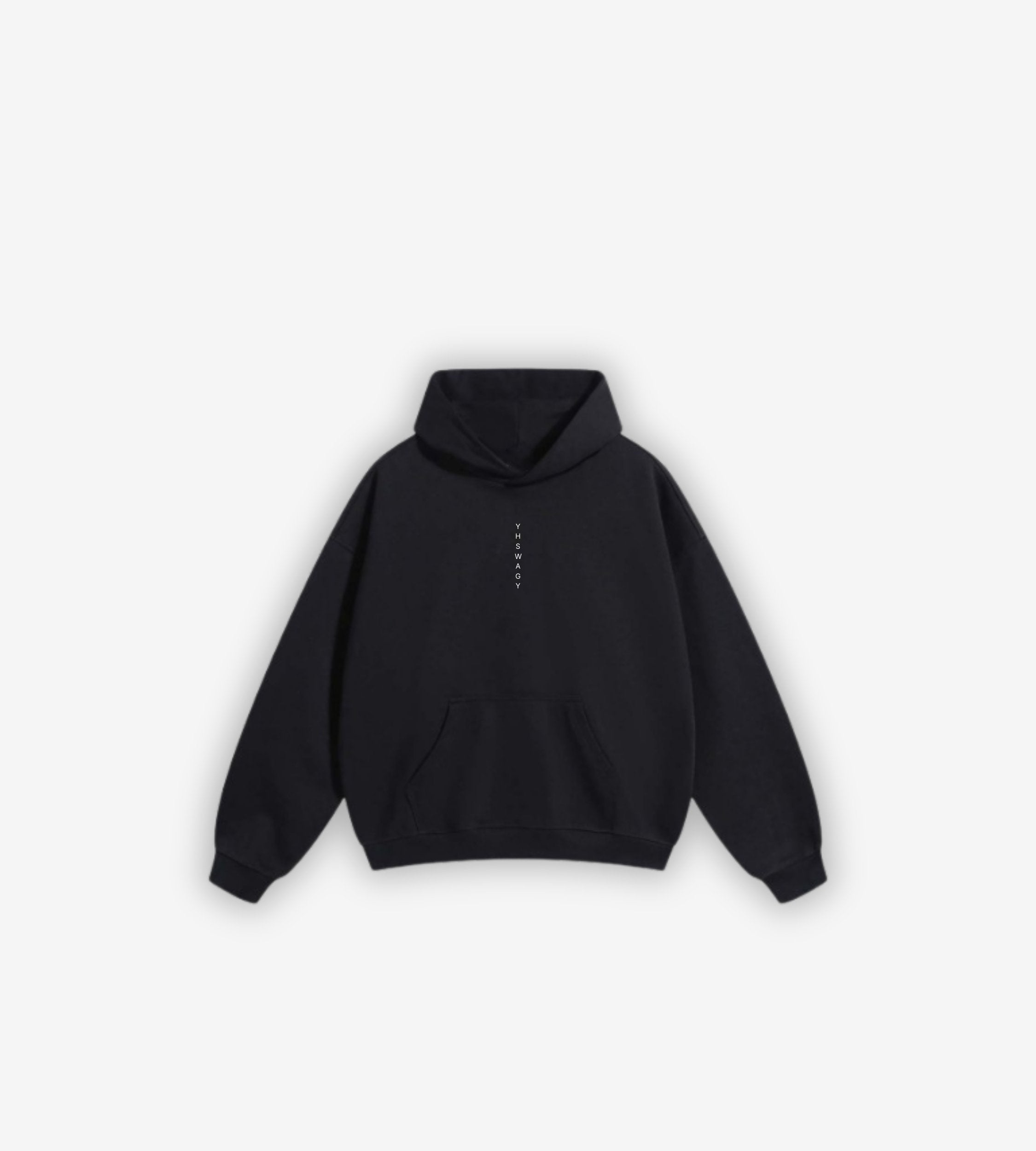 CORE HOODIE — YHS-MF-HD-001 — OBSIDIAN