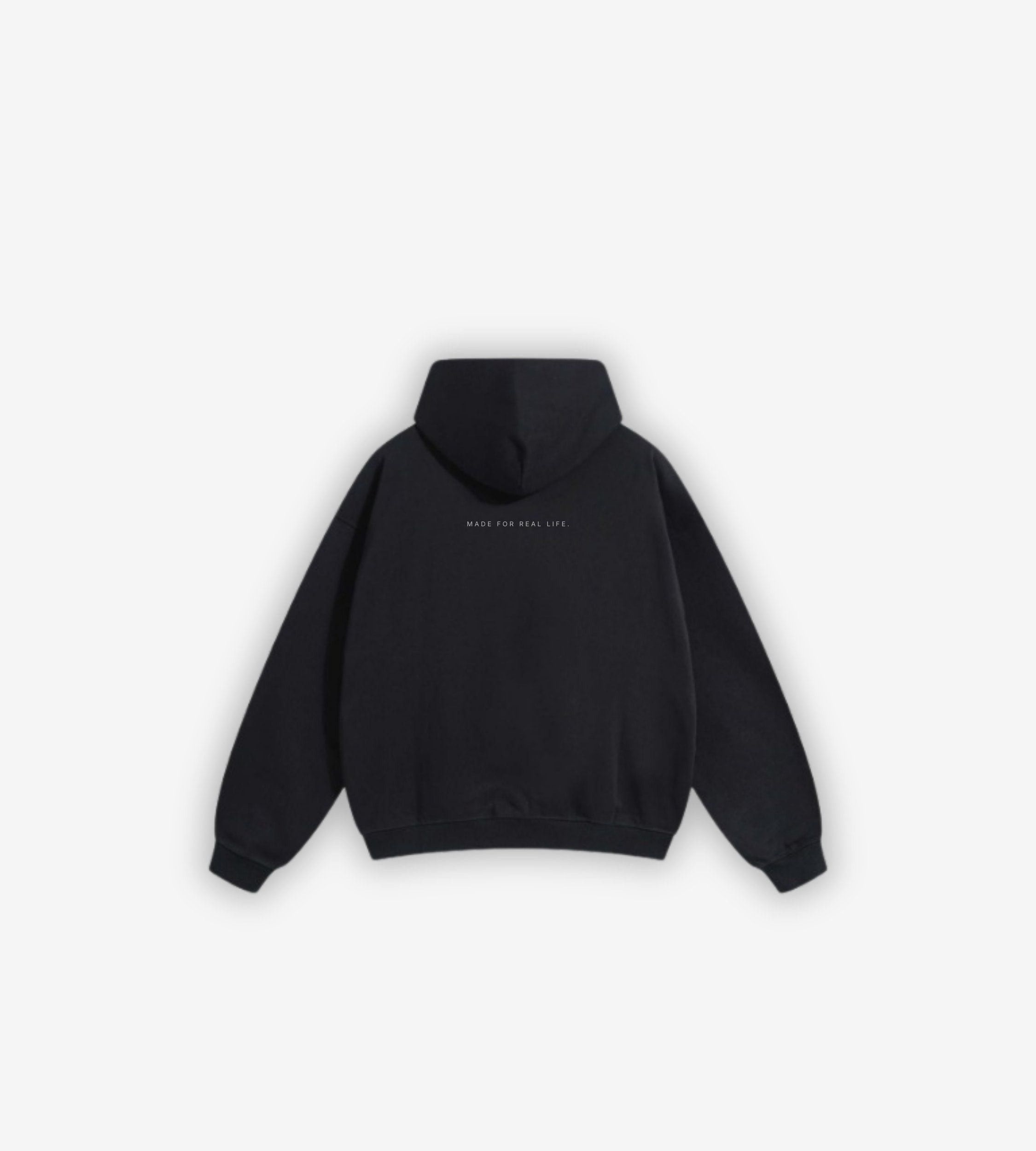 CORE HOODIE — YHS-MF-HD-001 — OBSIDIAN