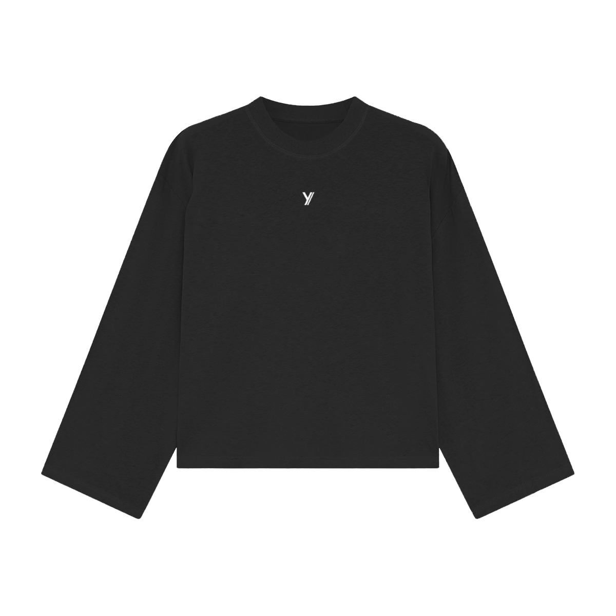 Unisex Heavyweight 100% Combed Cotton Cropped Long-Sleeve T-Shirt (305GSM)