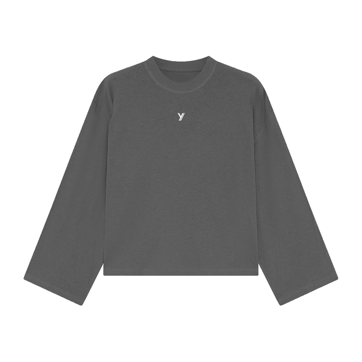 Unisex Heavyweight 100% Combed Cotton Cropped Long-Sleeve T-Shirt (305GSM)