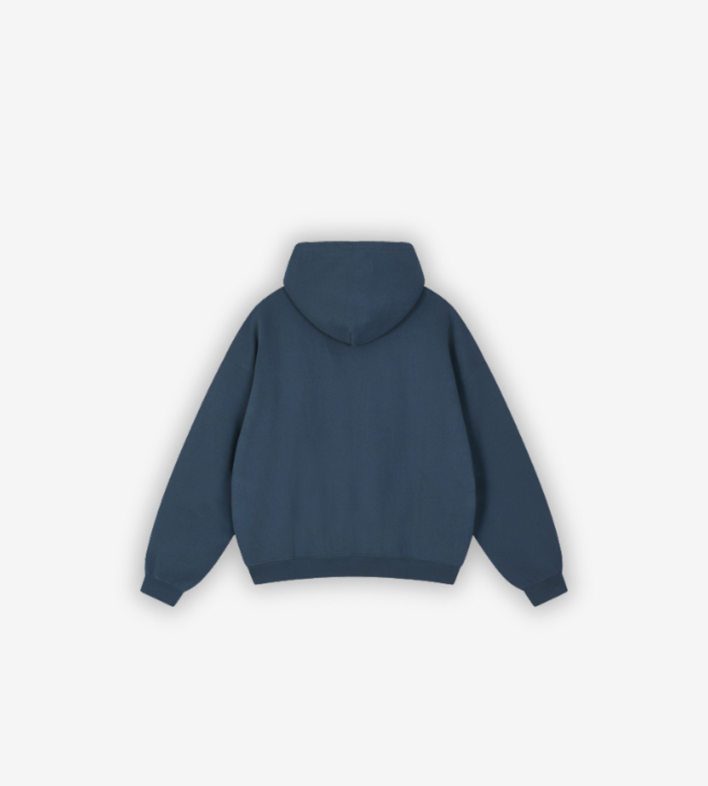 BOXY HOODIE — YHS-MF-HD-003 — OBSIDIAN