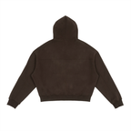 Fleece Zip-Up Boxy Hoodie