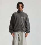 DROP 01 — Brushed Stand-Collar Zip Jacket™