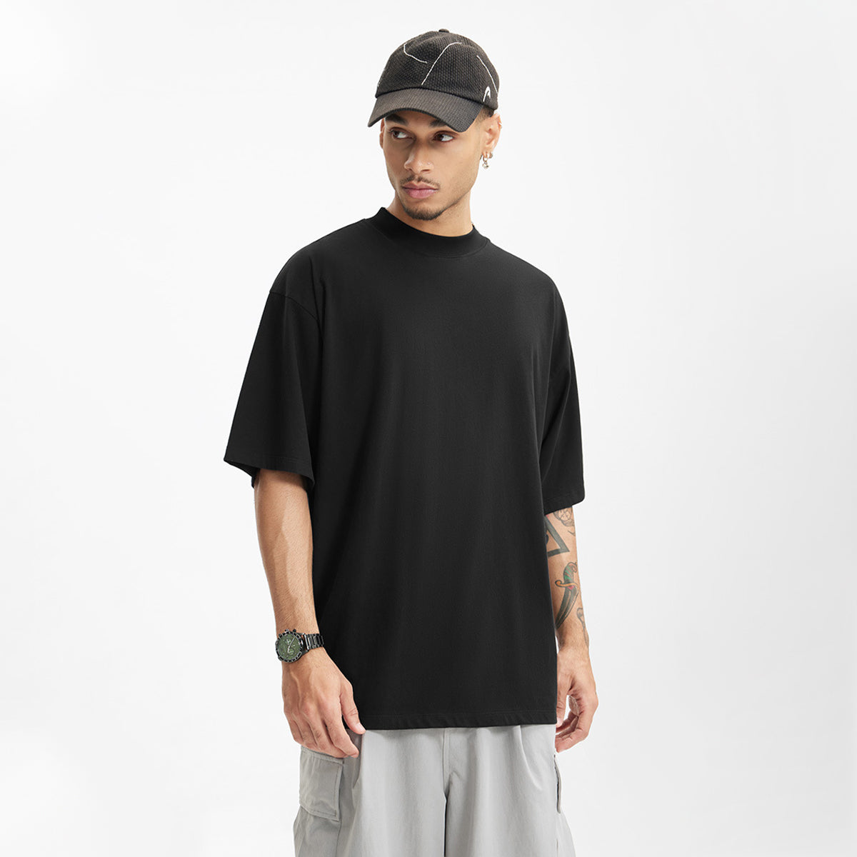 Unisex Heavyweight 40S Combed Cotton Oversized T-Shirt (235GSM)
