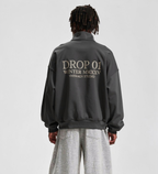 DROP 01 — Brushed Stand-Collar Zip Jacket™
