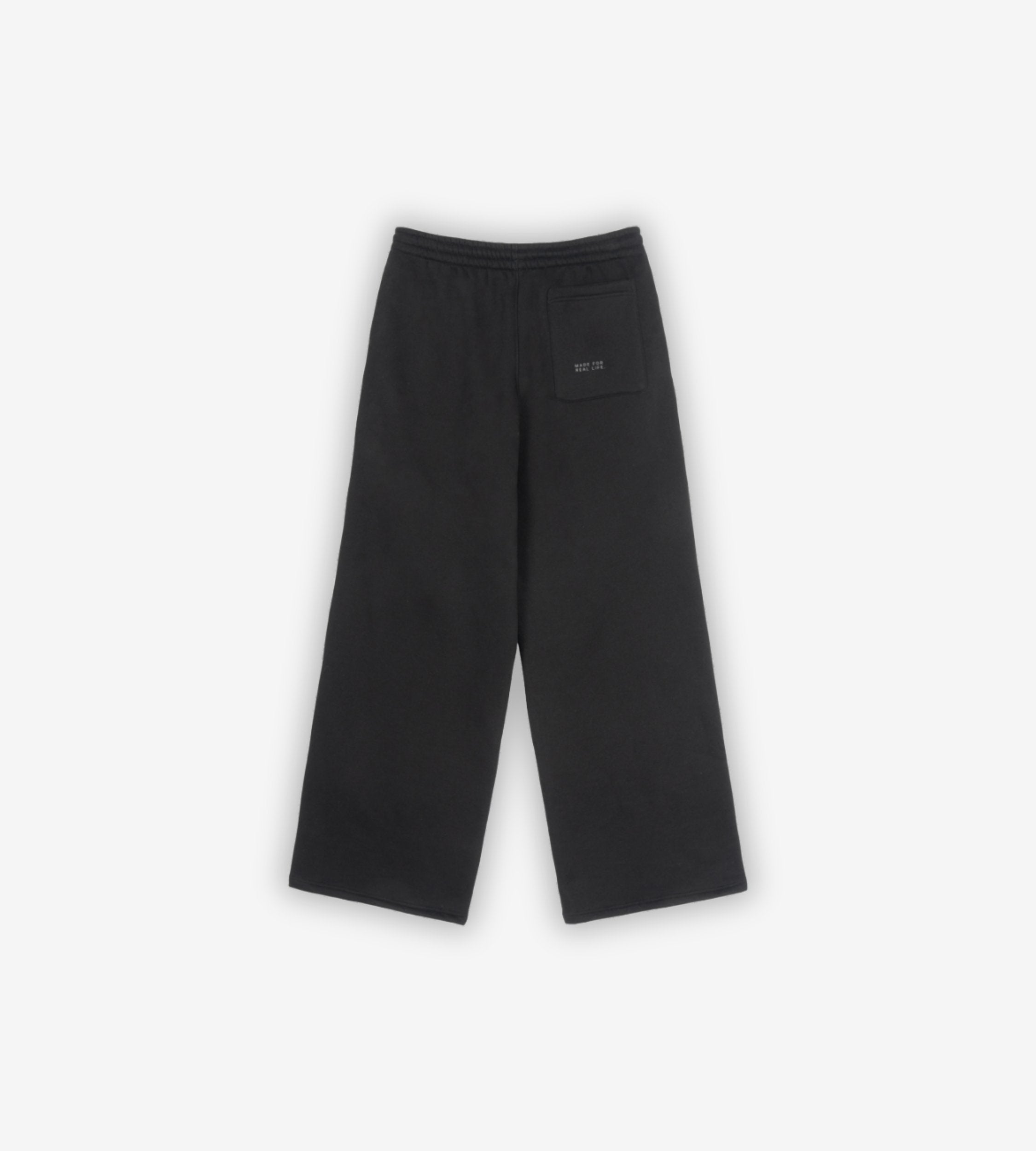 Fleece Drawstring Straight-Leg Sweatpants