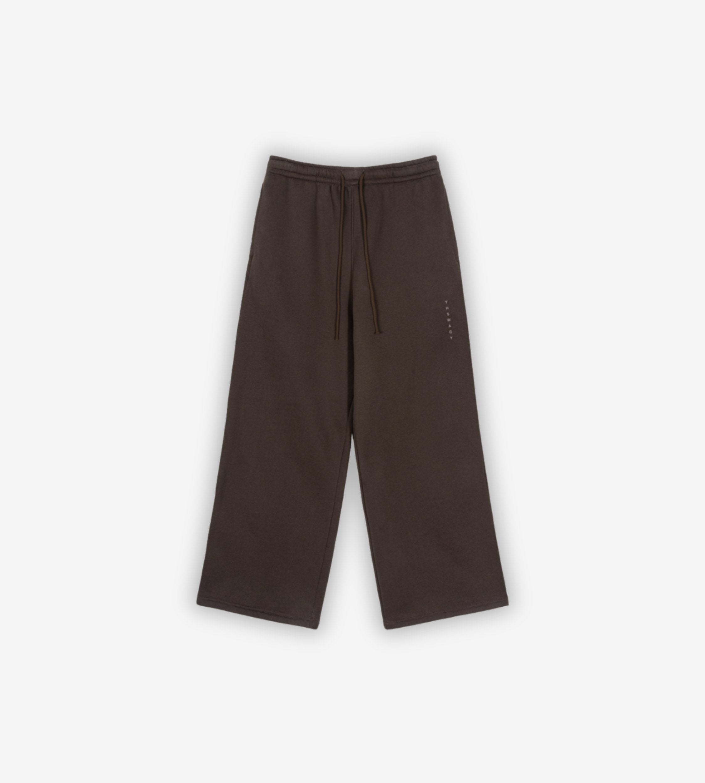 Fleece Drawstring Straight-Leg Sweatpants