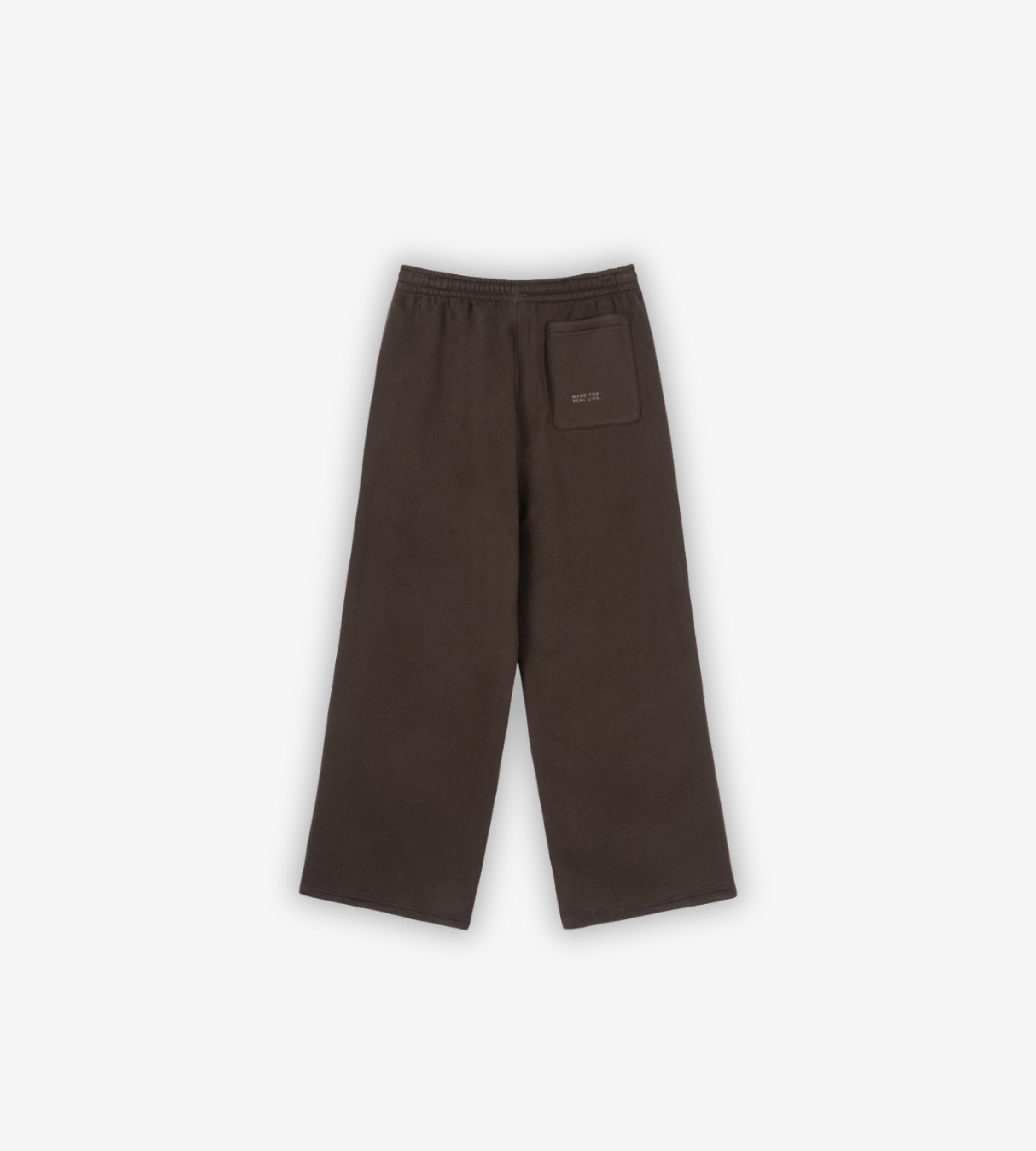 Fleece Drawstring Straight-Leg Sweatpants