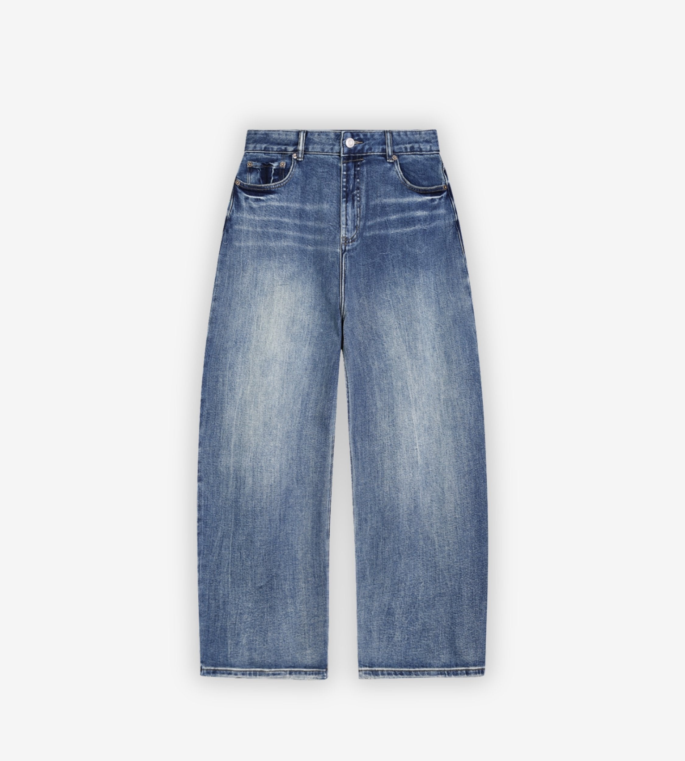 Sun Fade Heavyweight Denim Jeans