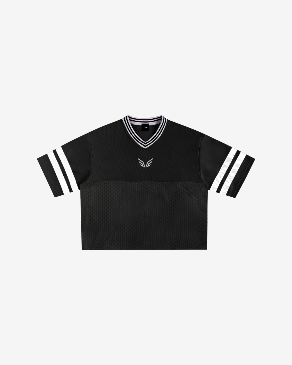 Taped Mesh Boxy T-Shirt