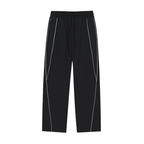 Reflection Striped Straight-Leg Sweatpants