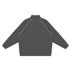 Reflection Striped Raglan Sleeve  Jacket