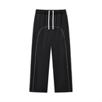 Contrast-Stitched Fleece Sweatpants