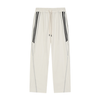 Reflection Striped Straight-Leg Sweatpants