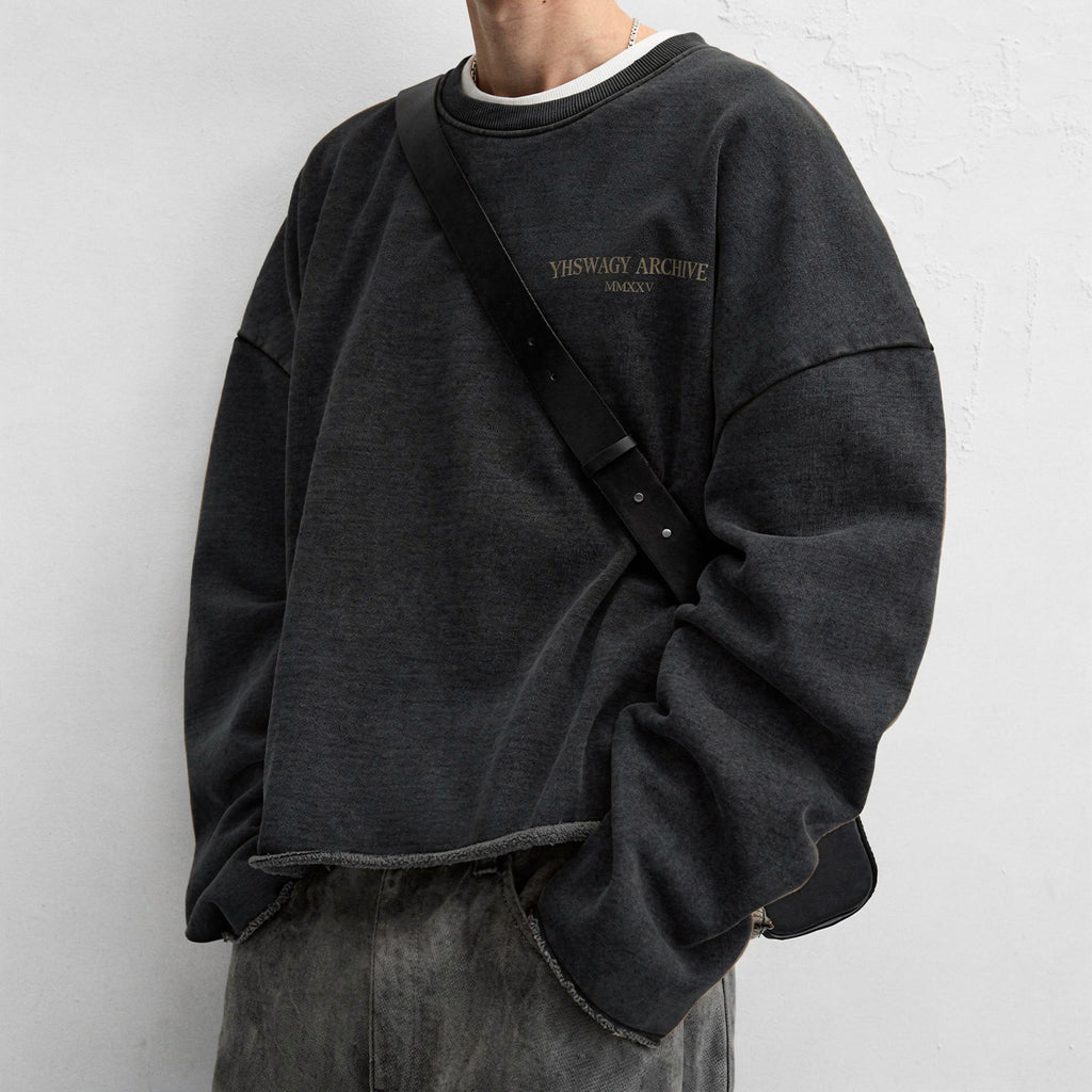 DROP 01 — Washed Cropped Sweatshirt™