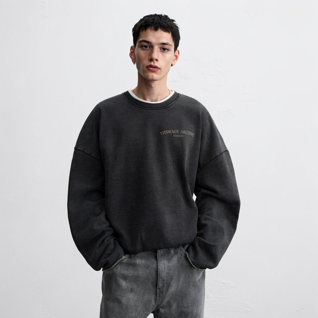 DROP 01 — Washed Cropped Sweatshirt™