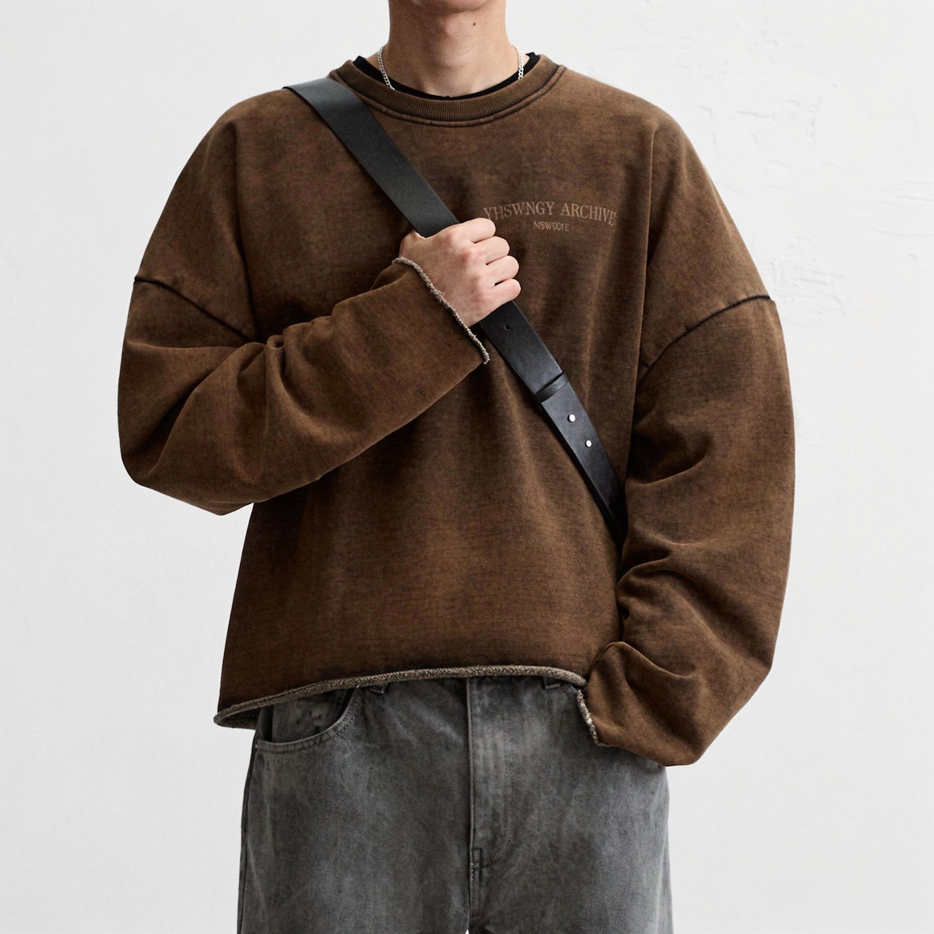 DROP 01 — Washed Cropped Sweatshirt™