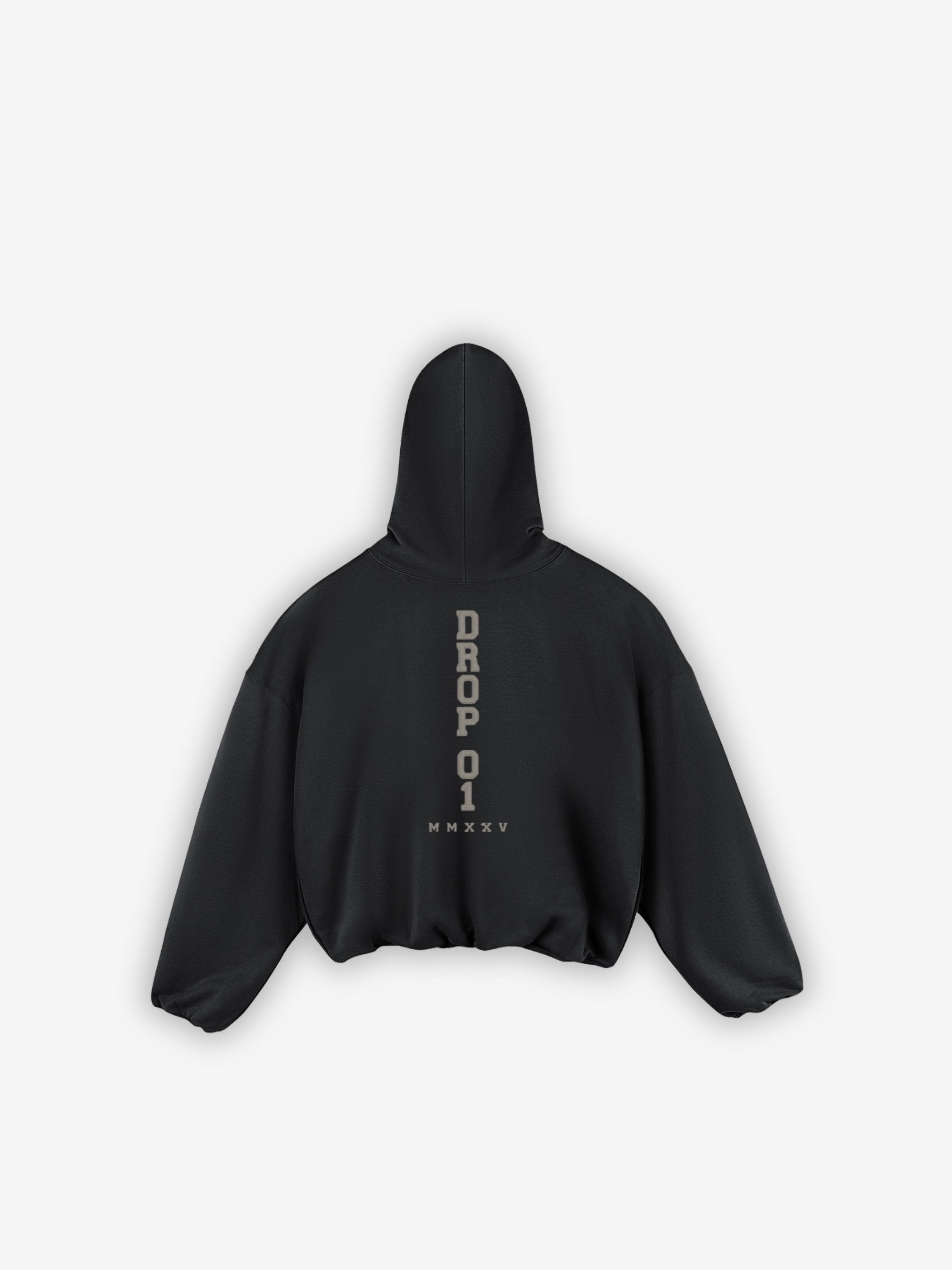YHSWAGY Oversized Angel Hoodie in Black - Premium Heavyweight Streetwear, 600GSM boxy fit